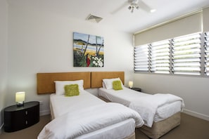Individually decorated, individually furnished, iron/ironing board