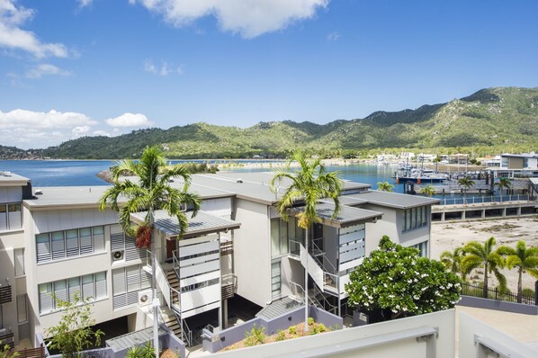 Comfort Apartment, 2 Bedrooms, Pool Access, Ocean View | View from room - 1 Bright Point Apartment 1405 (Nelly Bay)