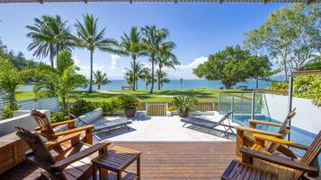 Superior House, 4 Bedrooms, Private Pool, Beachfront | Beach/ocean view