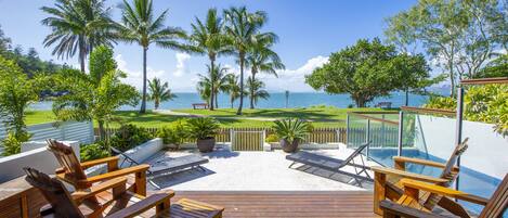 Superior House, 4 Bedrooms, Private Pool, Beachfront | Beach/ocean view