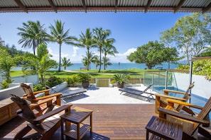 Superior House, 4 Bedrooms, Private Pool, Beachfront | Beach/ocean view
