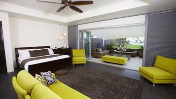 Superior House, 1 Bedroom, Private Pool, Beachfront | 1 bedroom, iron/ironing board, cots/infant beds, rollaway beds