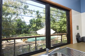 Family House, 3 Bedrooms, Pool Access, Garden View | View from room