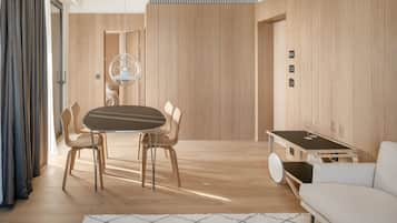 Executive Suite, Terrace, Sea View | Living area | Smart TV