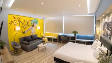 Family Studio, Park View | Premium bedding, free minibar, soundproofing, iron/ironing board