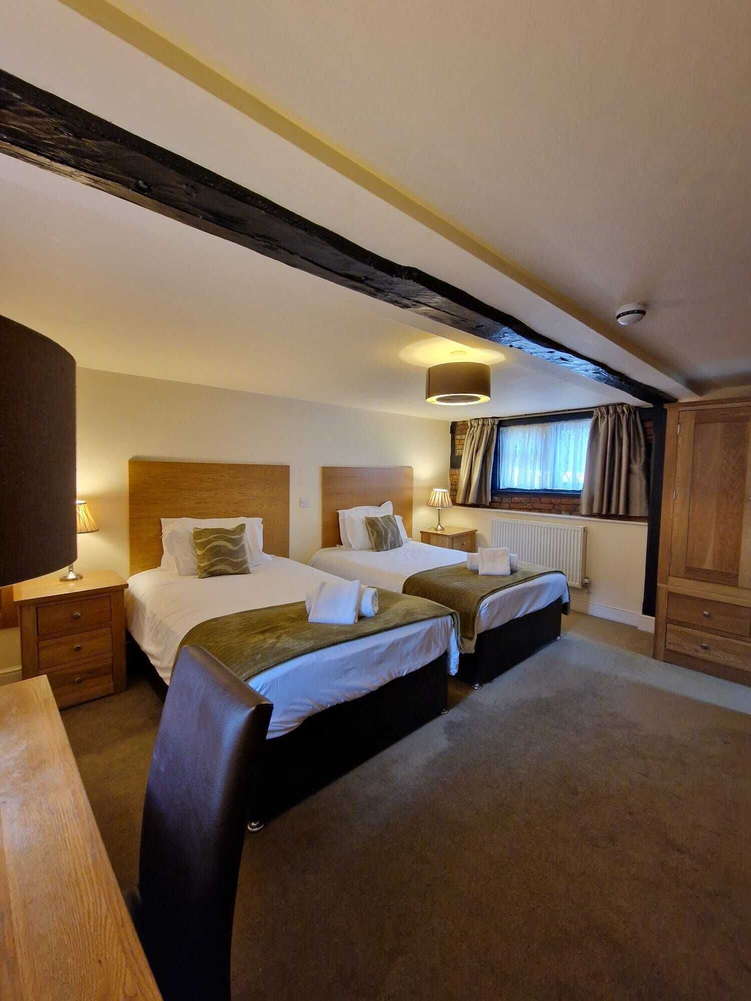 Deluxe Twin Room | Desk, iron/ironing board, free WiFi, bed sheets