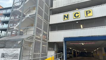 Self parking (GBP 10 per day)