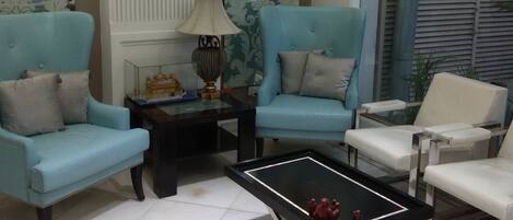 Lobby sitting area