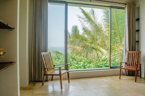 Elite-Villa, 2 Schlafzimmer, Raucher, Strandnähe | Ausblick vom Zimmer