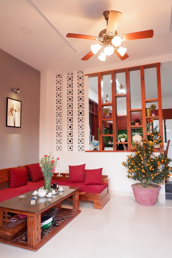 Sitteområde i lobbyen