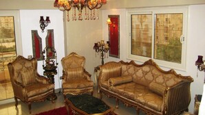 Flat-screen TV - Fully furnished luxury apartment (Cairo)