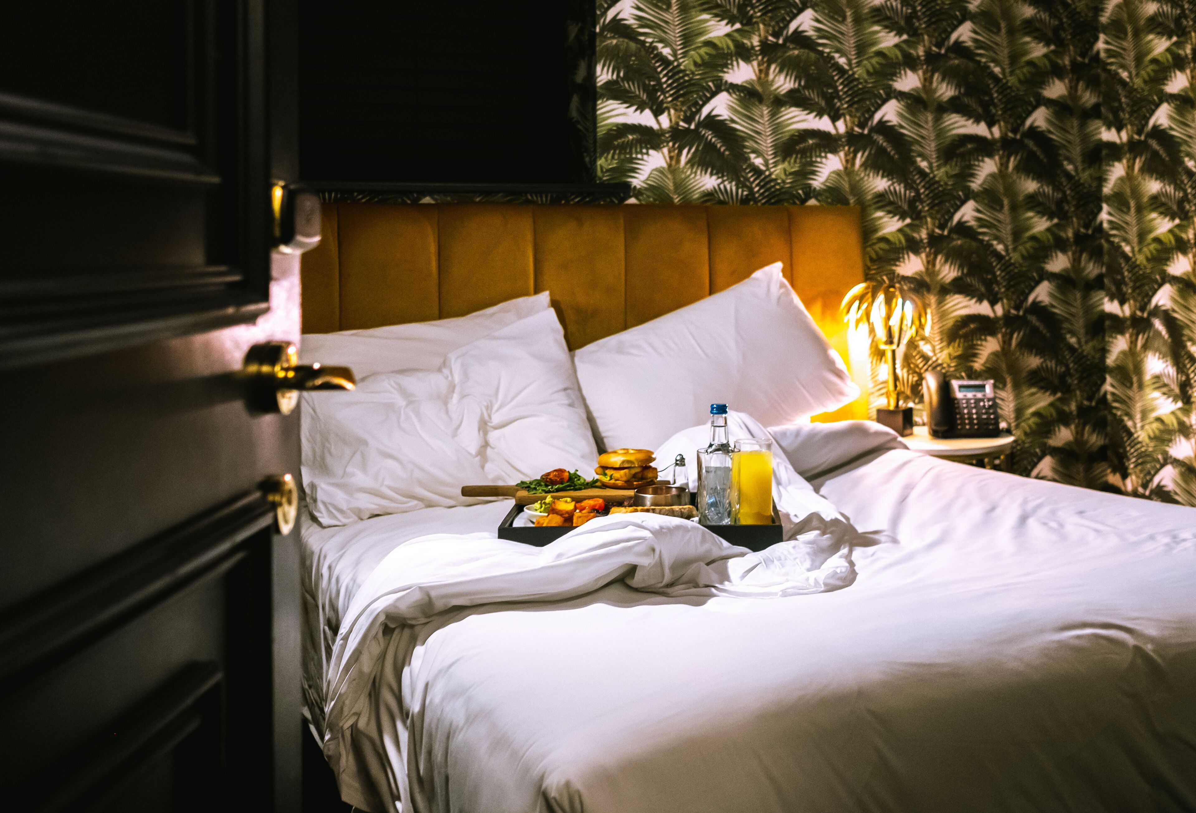 cozy double | premium bedding, in-room safe, desk, blackout curtains