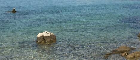 Sulla spiaggia, immersioni subacquee, windsurf