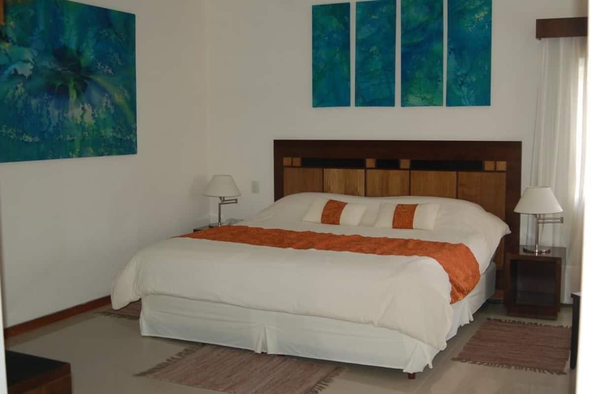 Comfort Double Room, Garden Area | Premium bedding, minibar, in-room safe, desk