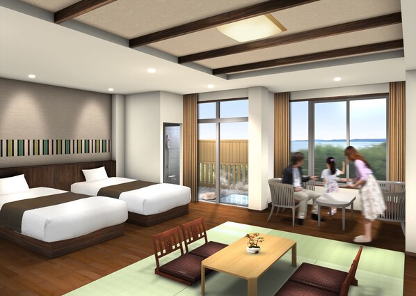 In-room safe, free WiFi, bed sheets - Yudokoro Murobe (Shirahama)