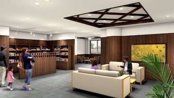 Sala de estar en el lobby