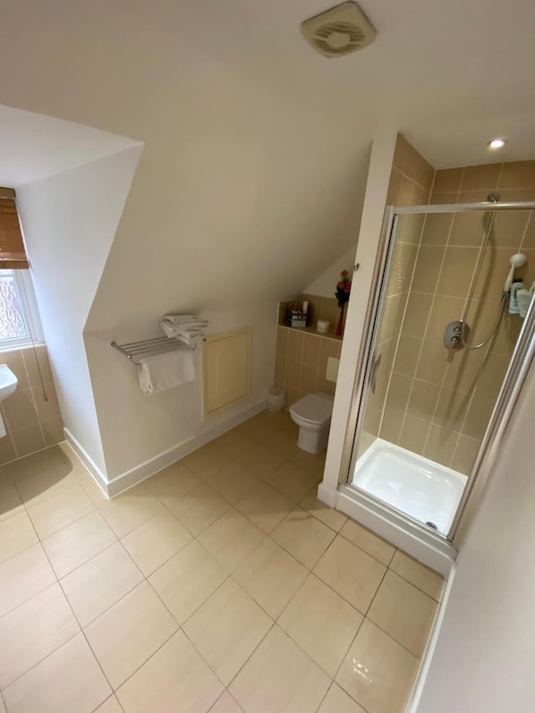 Shower, free toiletries, hair dryer, towels - Turi House (Canterbury)