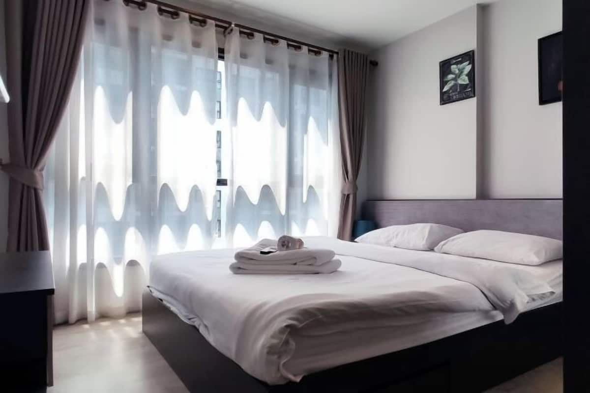 2 habitaciones, insonorización, wifi gratis y ropa de cama