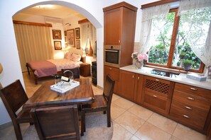 Apartment, 1 Bedroom, Terrace | 1 bedroom, in-room safe, desk, iron/ironing board - City House Apartments (Tivat)