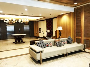 Lobby sitting area