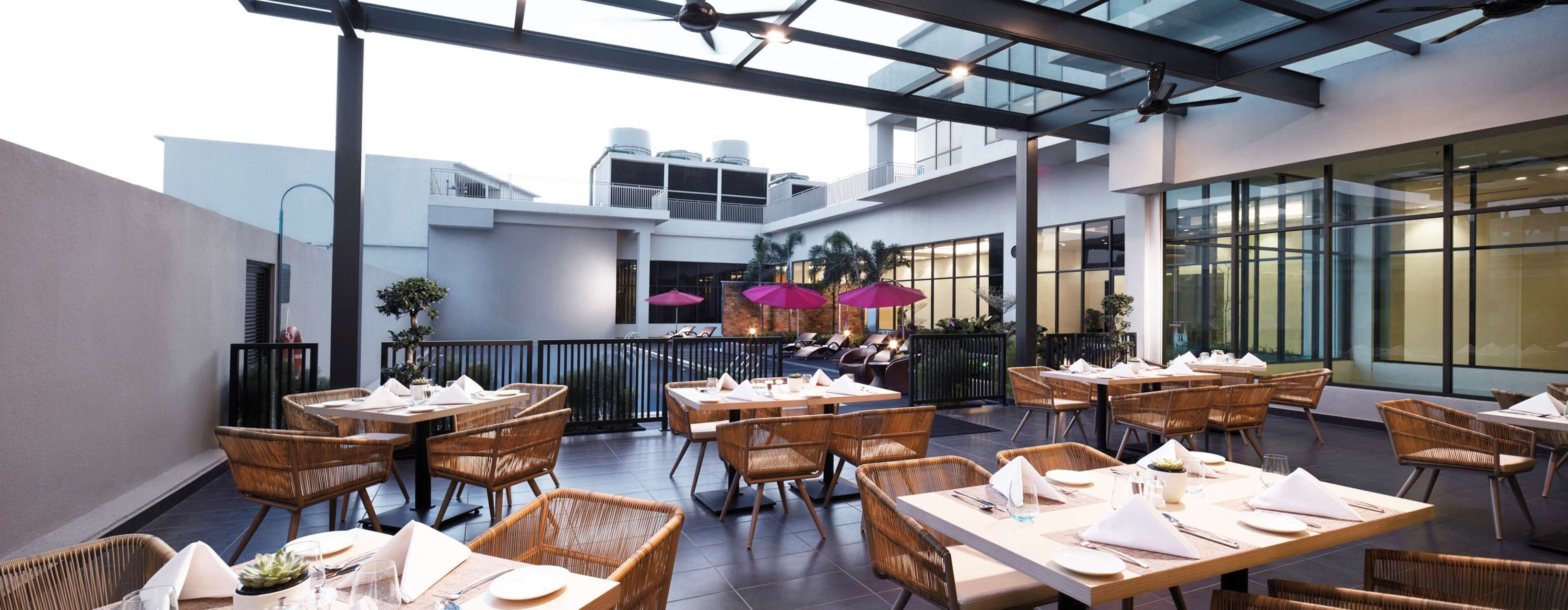 Breakfast, lunch and dinner served