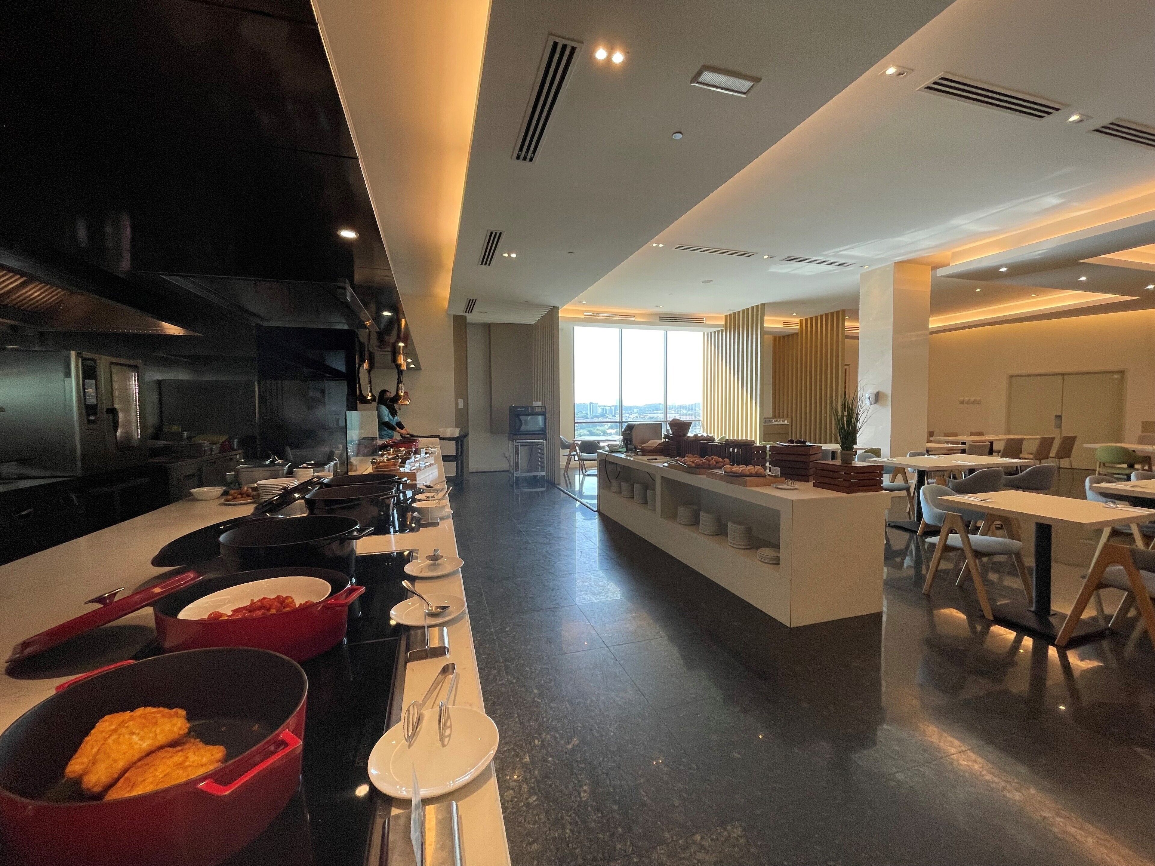 daily buffet breakfast (myr 48.00 per person)