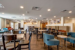 Free daily self-serve breakfast