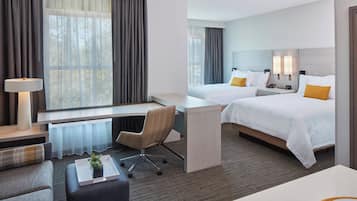 In-room safe, desk, blackout curtains, iron/ironing board