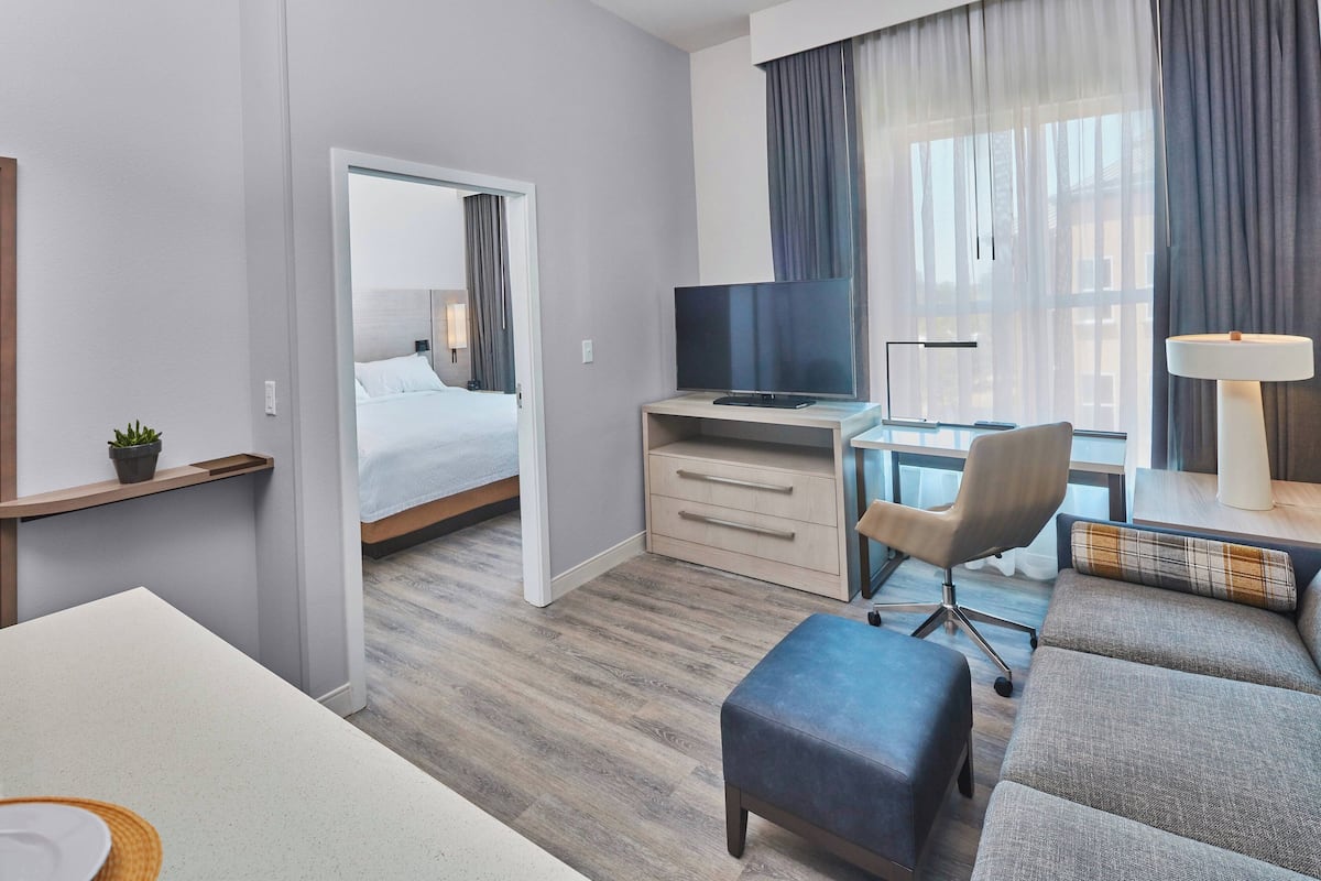 In-room safe, desk, blackout curtains, iron/ironing board