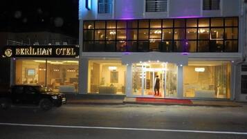 Front of property - evening/night