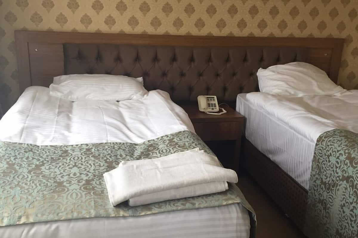 Twin kamer | Een kluis op de kamer, gratis wifi