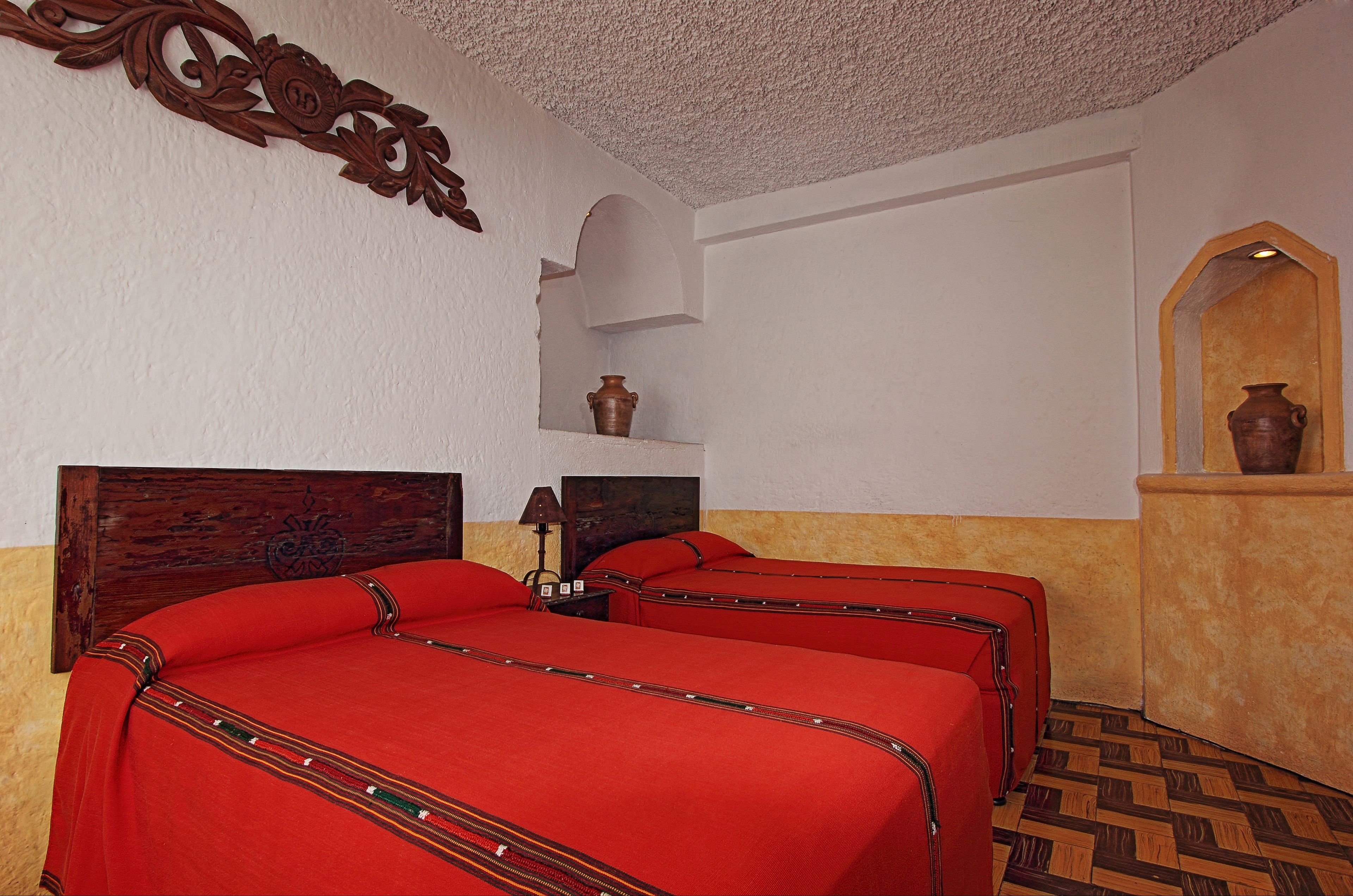 basic double room, 2 double beds, non smoking | in-room safe, free wifi, bed sheets