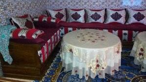 Comfort Apartment | Living room | Flat-screen TV - Beach Apartment (Agadir)