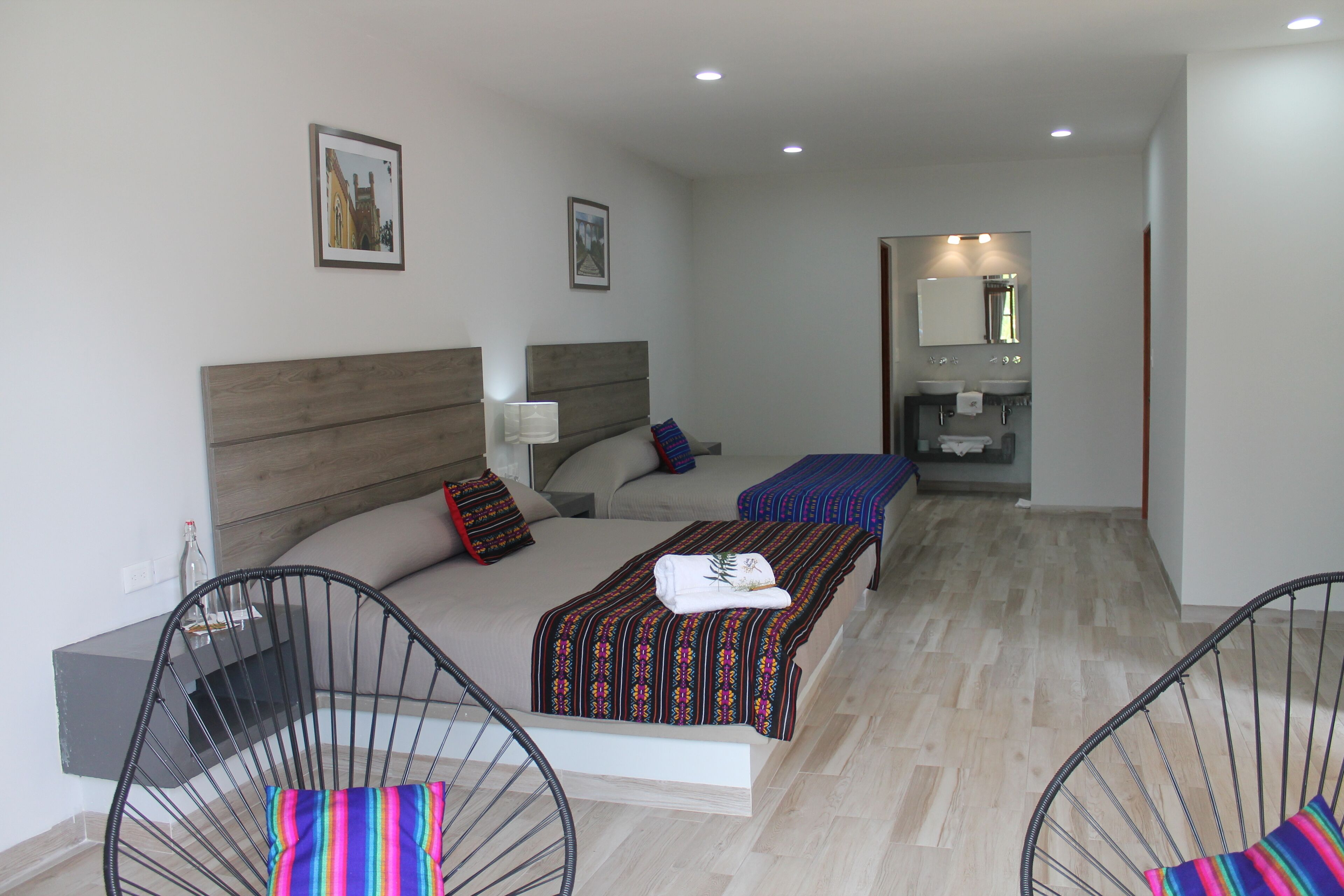 comfort room, 2 queen beds | 1 bedroom, egyptian cotton sheets, premium bedding, down duvets