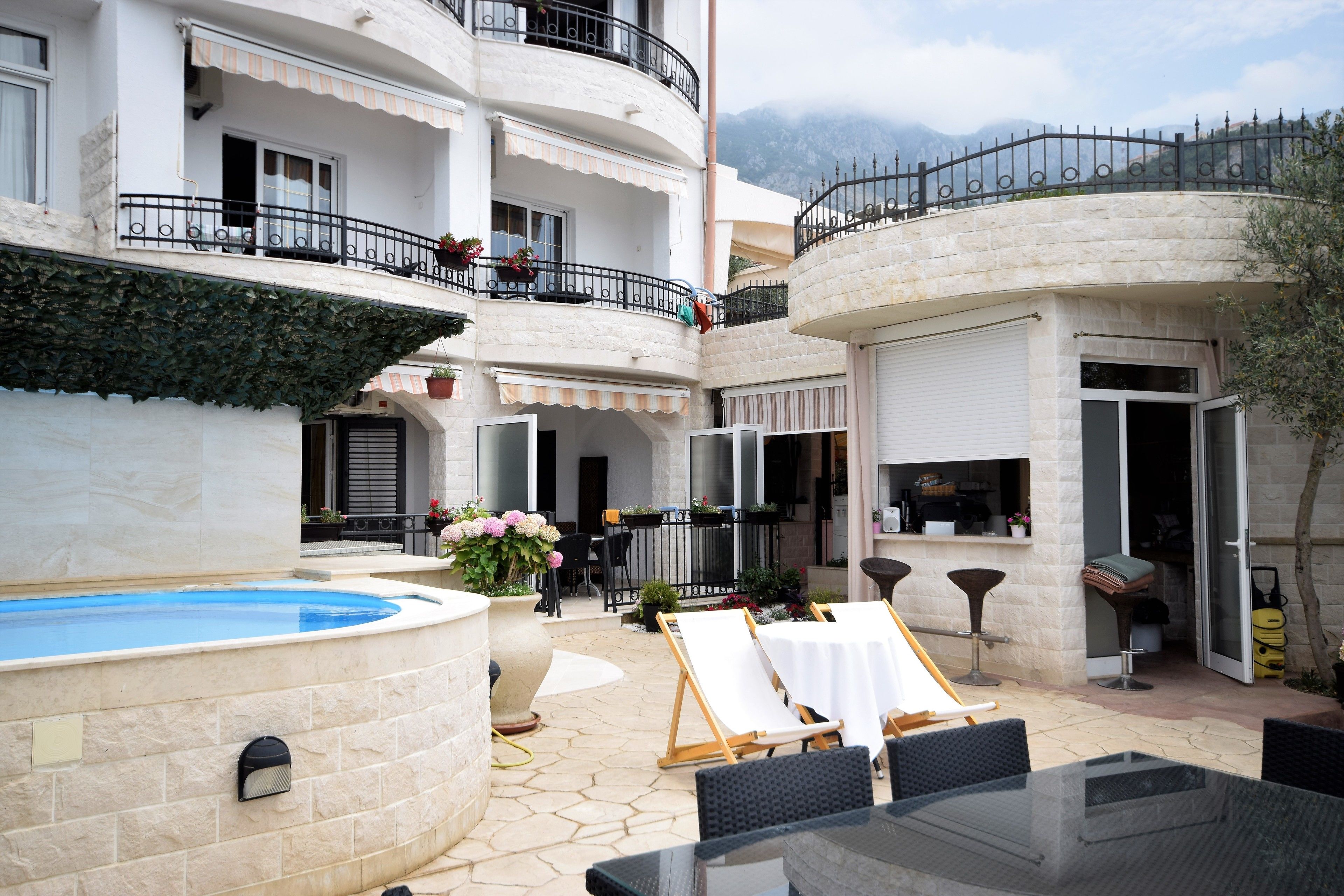 Façade de l’hébergement