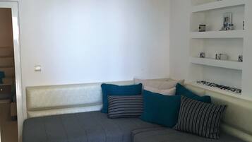 Kamar Keluarga, balkon, pemandangan laut | Area keluarga