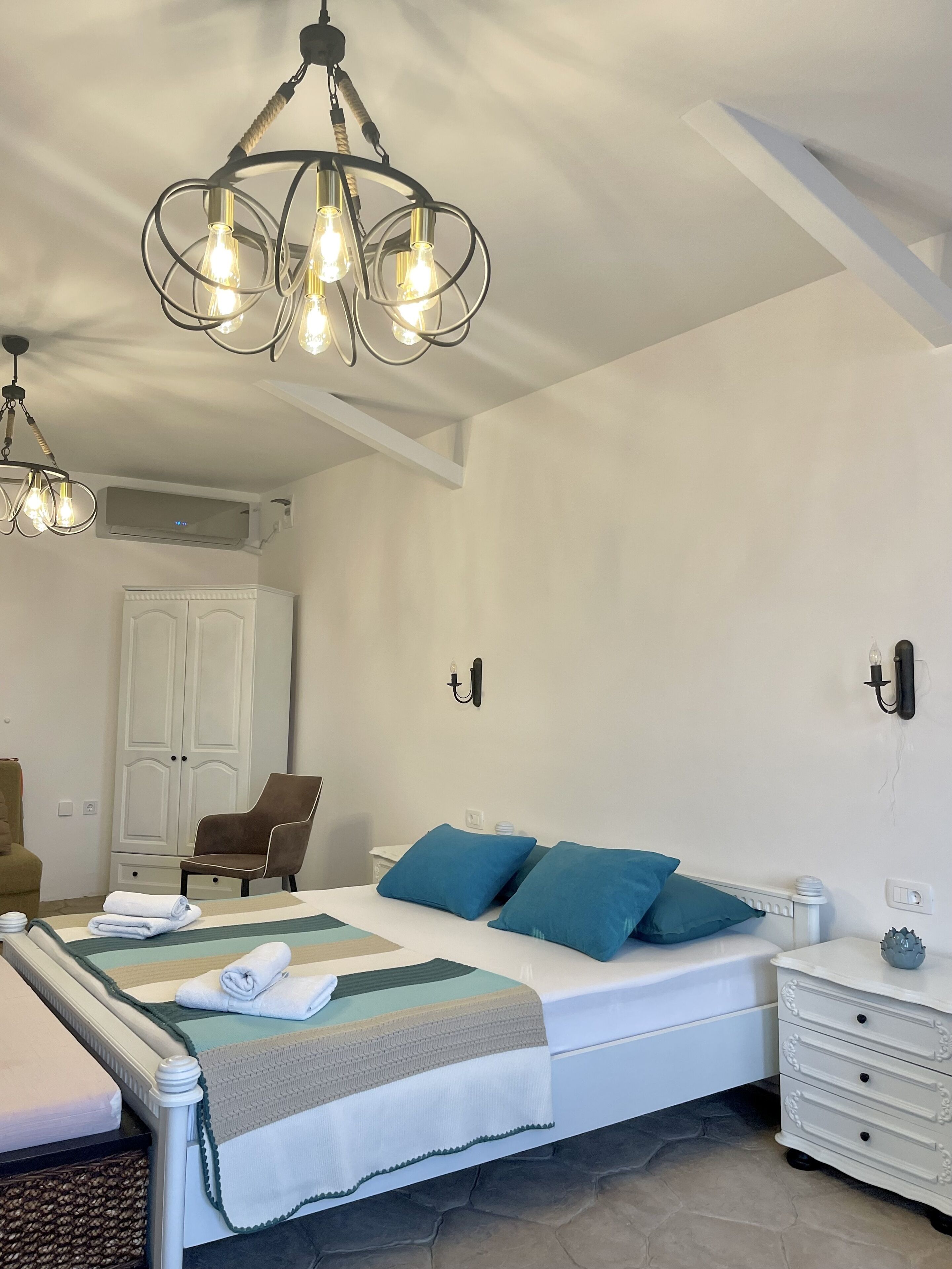 Studio Superior, 2 kamar tidur, balkon, pemandangan laut | Brankas dan Wi-Fi gratis