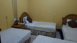 Free WiFi, bed sheets