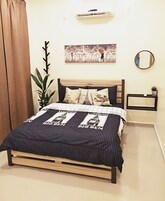 高级平房, 1 间卧室, 花园景观, 花园 | 1 多间卧室、熨斗/熨衣板、床单