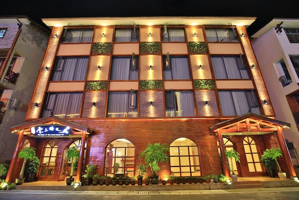 Front of property – evening/night