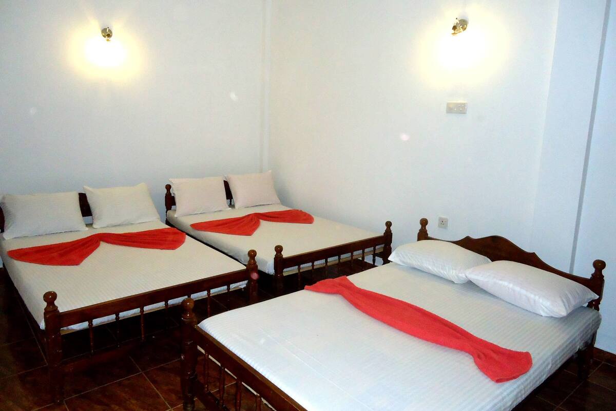 Standard Quadruple Room, 1 Bedroom, Garden View | Desk, iron/ironing board, rollaway beds (surcharge), WiFi (free)