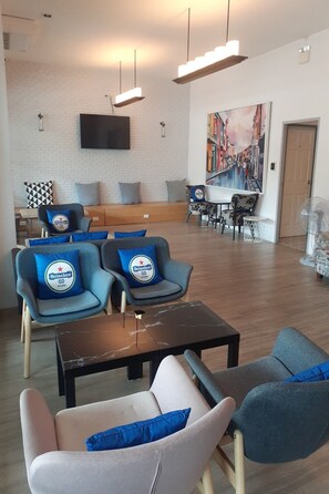 Àrea amb seients del vestíbul