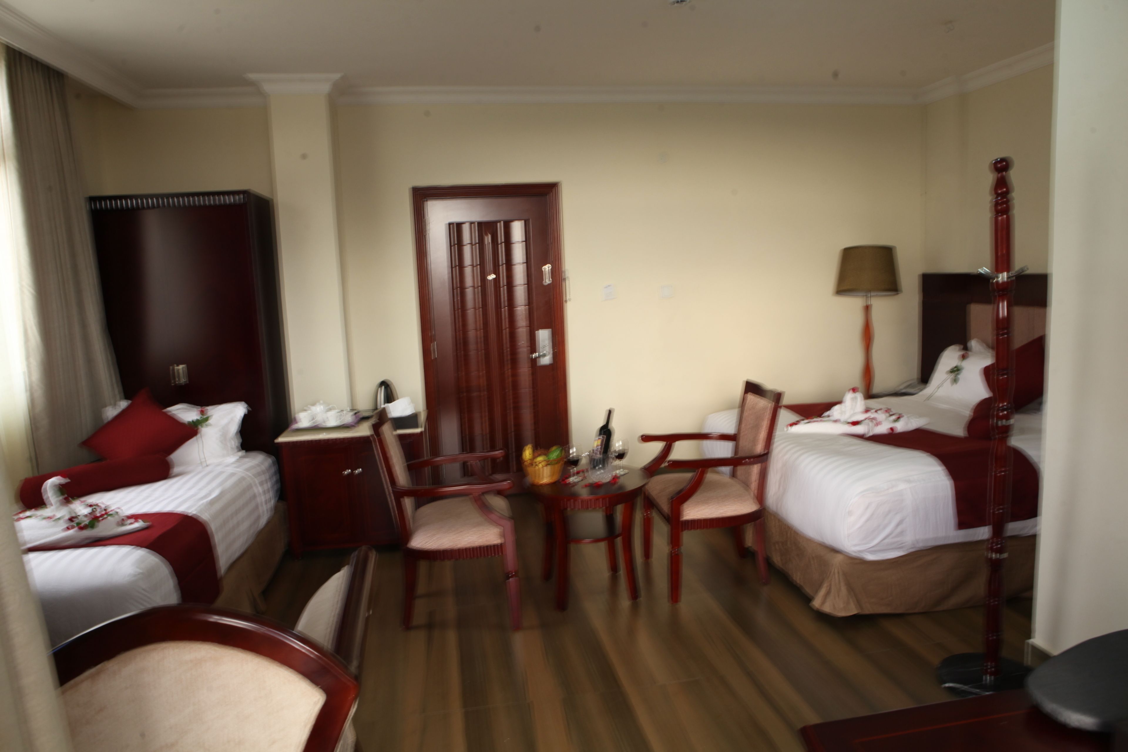 twin room | view from room