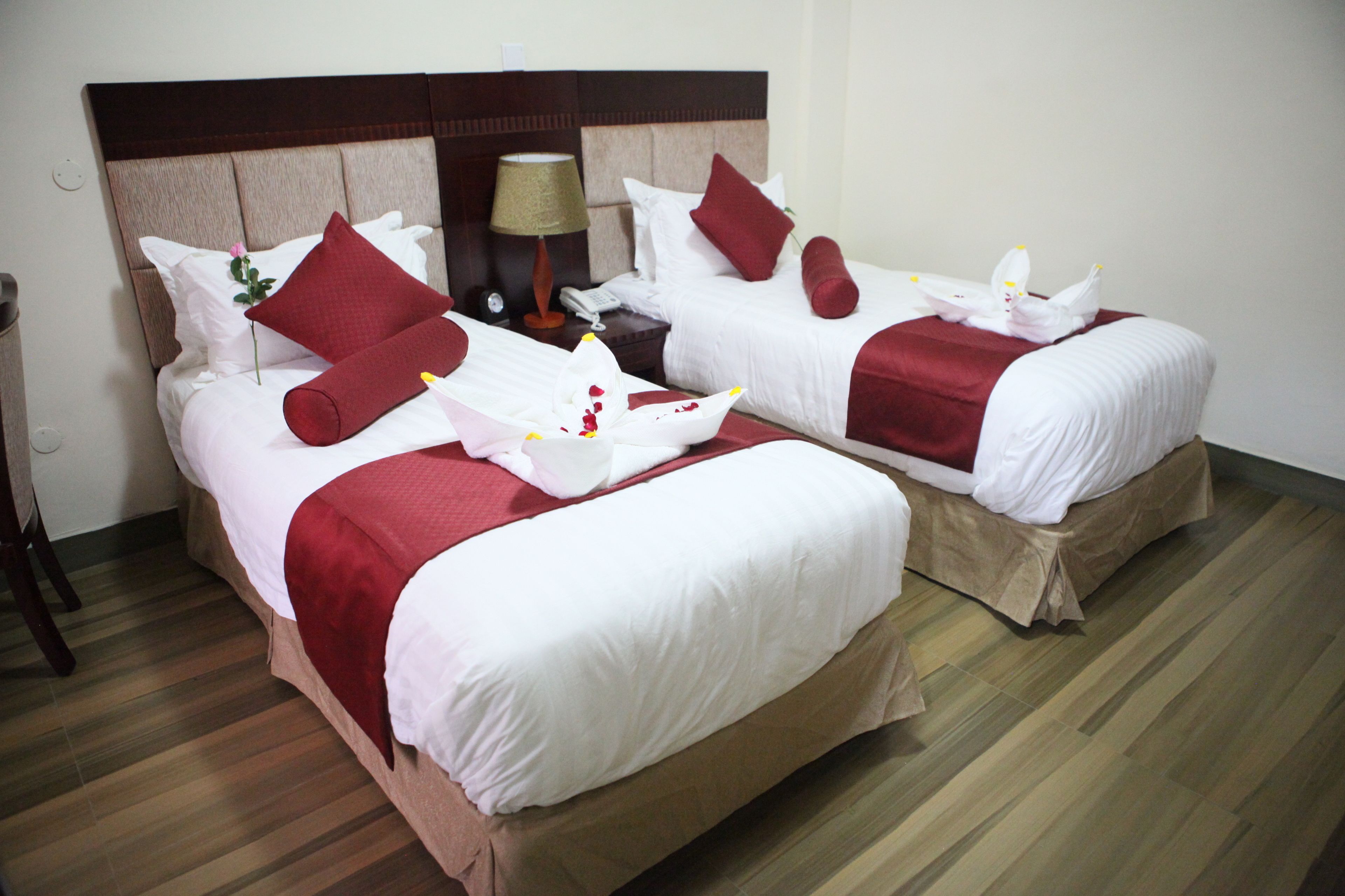 twin room | view from room