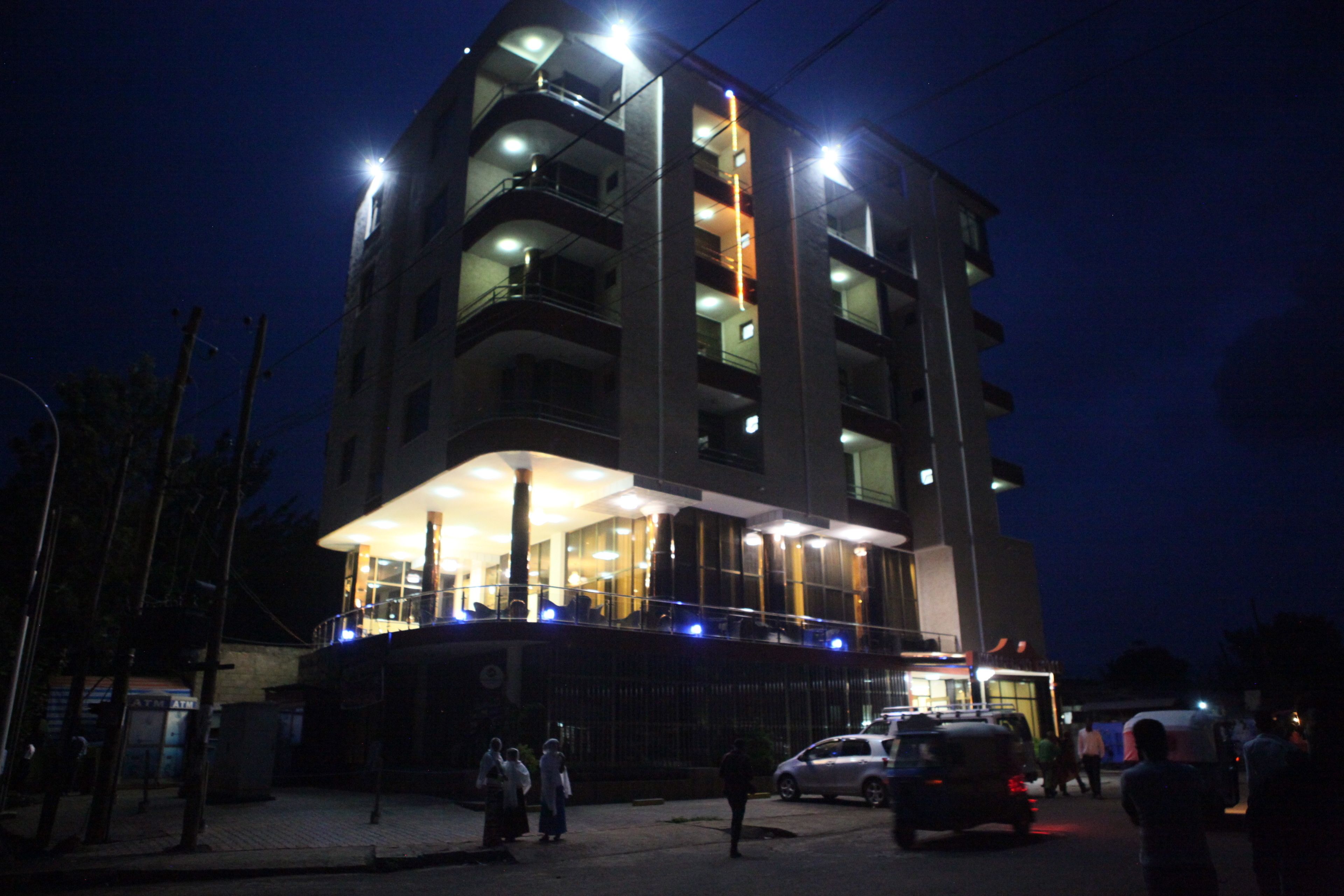 front of property – evening/night