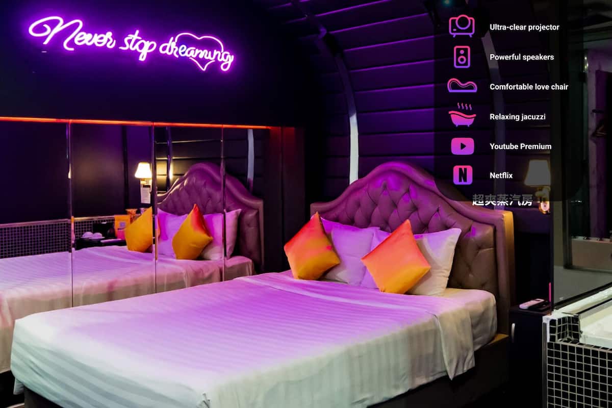 Chambre Deluxe, bain à remous