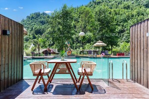 Signature Room, 1 King Bed, Resort View, Poolside | Terrace/patio