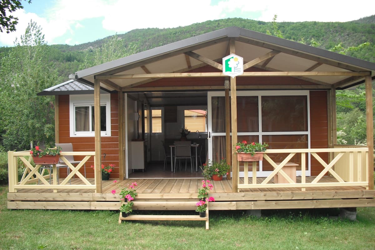Mobile Home Familial | Literie de qualité supérieure, rideaux occultants