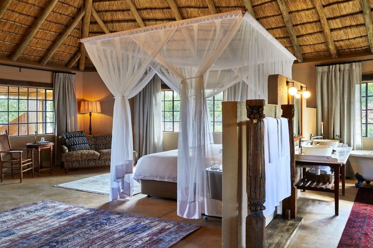 Modjadji Master Suite | 1 bedroom, Egyptian cotton sheets, down comforters, in-room safe