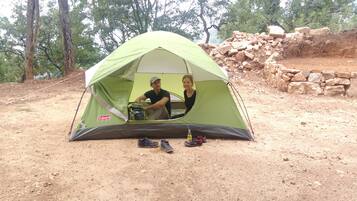 Basic Tent, Smoking, Hill View | In-room safe